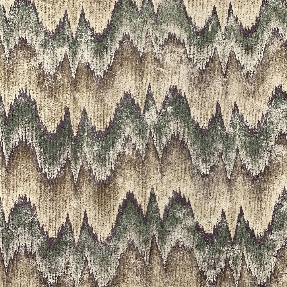 Village Geometric Wallpaper Faith Popcorn’s Cocooning Collection 56.37 sq. ft.